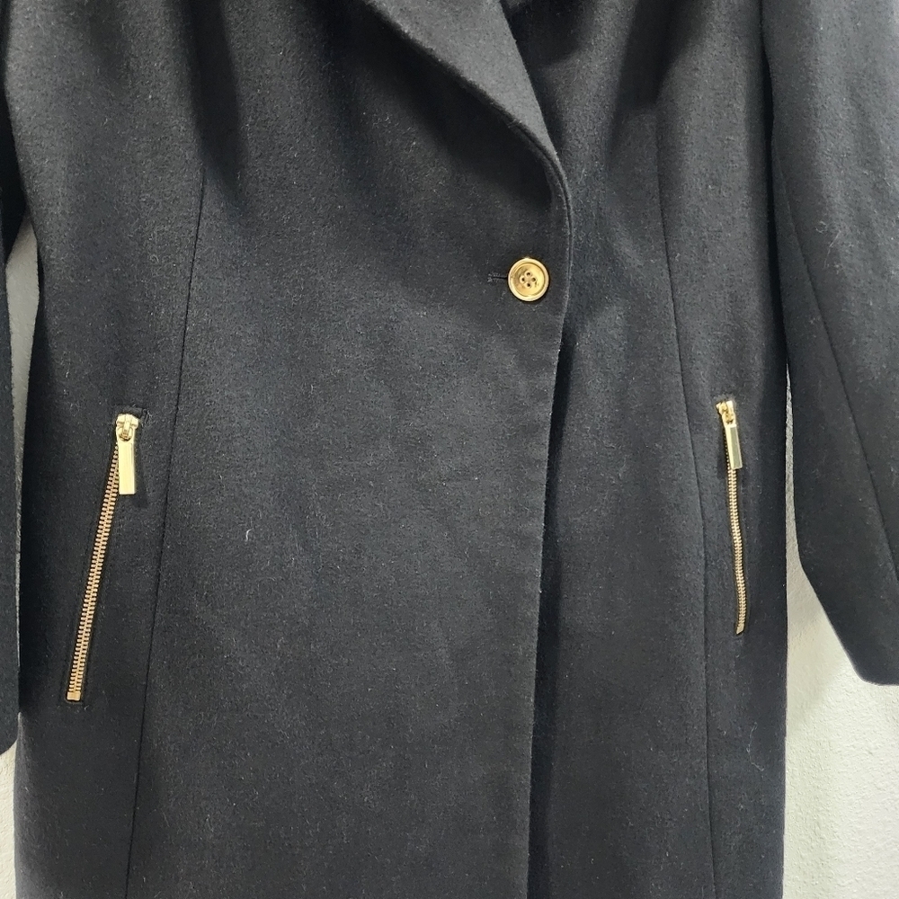 Liz Claiborne Outwear Elegant Black Coat for Womens Size L. - Picture 5 of 16